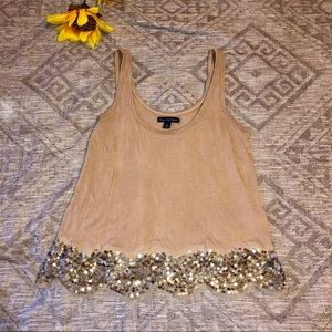 American Eagle Outfitters Sequin Tank Top